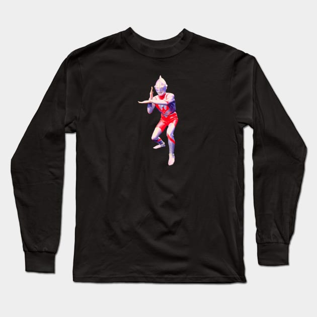 Ultraman Long Sleeve T-Shirt by Colonel JD McShiteBurger